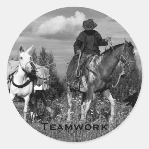 Cowboy Horse&Mule Stickers