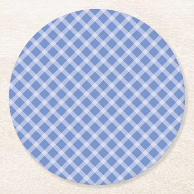 Cowboy Horse Pony Cute 1st Birthday Party Theme Round Paper Coaster (Front)