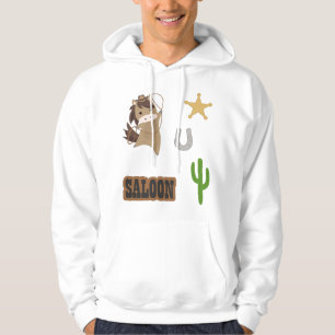 Cowboy Horse Pony Saloon Wester Sticker Set Hoodie