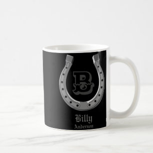 Cowboy Horse Scute Ss Cute Ss Personalized Monogra Coffee Mug