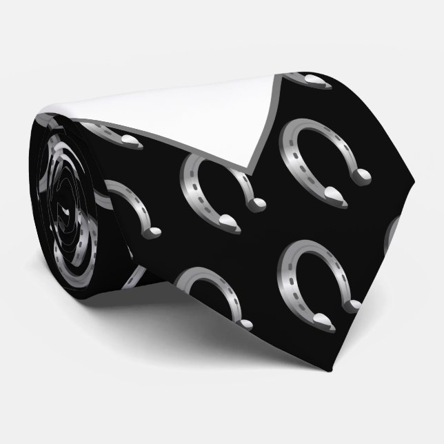 Cowboy Horseshoes | Initials Tie (Rolled)