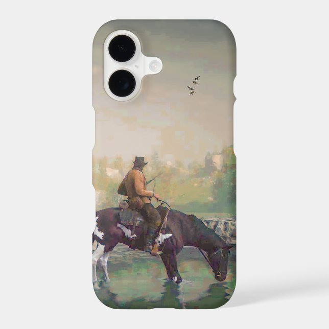 Cowboy image for iPhone / iPad case (Back)