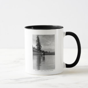 Cowboy in a pond mug