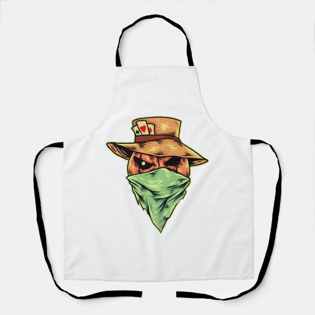 cowboy in halloween apron (Front)