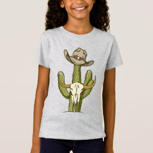 Cowboy In Westen Cactus Yeehaw Gift Ideas T-Shirt