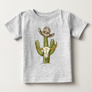Cowboy In Westen Cactus Yeehaw Gift Ideas T-Shirt