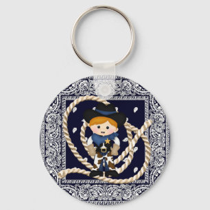 Cowboy Key Ring