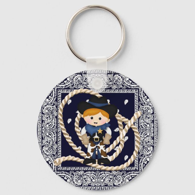 Cowboy Key Ring (Front)