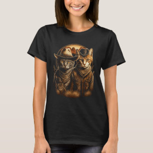 Cowboy Kitten Western Country Meowdy Cat T-Shirt