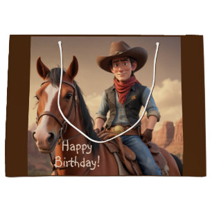 Cowboy Large Gift Bag