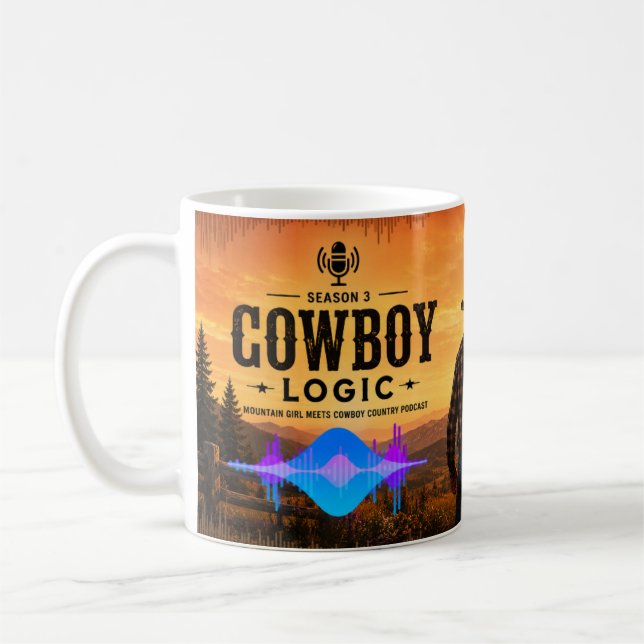 Cowboy Logic: Keep Going Mug (Left)