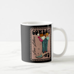 Cowboy Love Letter, Retro Valentine, Howdy Western Coffee Mug