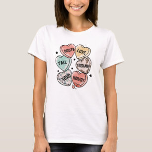 Cowboy Love - Western Hearts T-Shirt