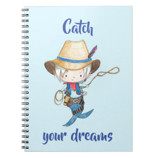 Cowboy Mermaid // Catch your dreams Notebook