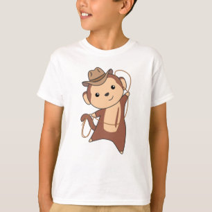Cowboy Monkey Funny Western Monkeys For Carnival T-Shirt