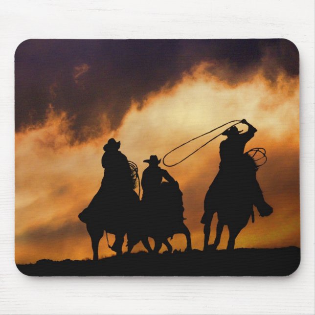 Cowboy Mouse Mat (Front)