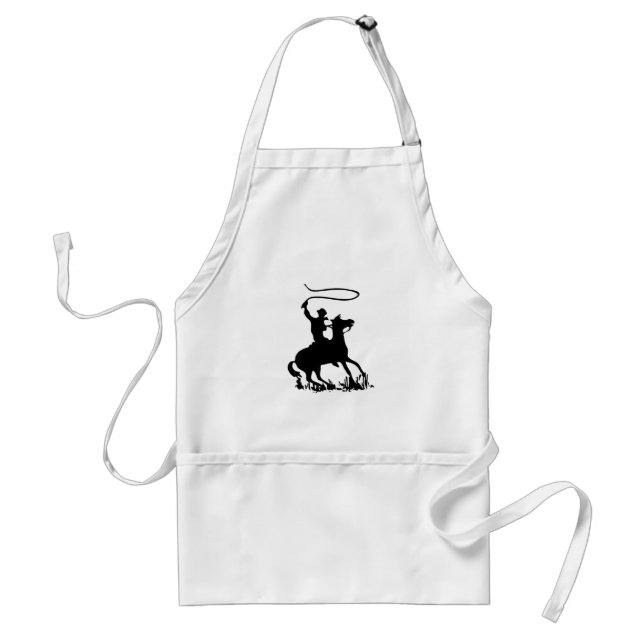Cowboy on Horse Standard Apron (Front)