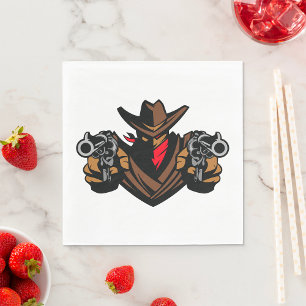 Cowboy Outlaw Napkins