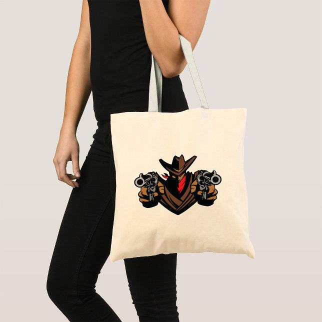 Cowboy Outlaw Tote Bag (Creator Uploaded)