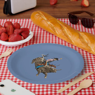Cowboy Paper Plate