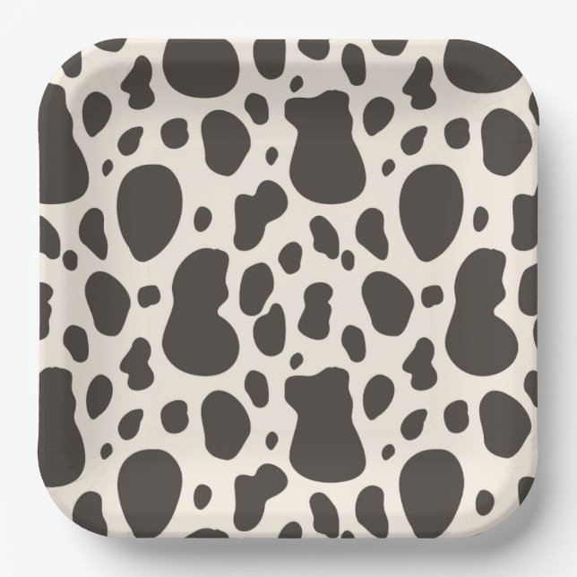 Cowboy Paper Plates | Western Party Plates (Front)