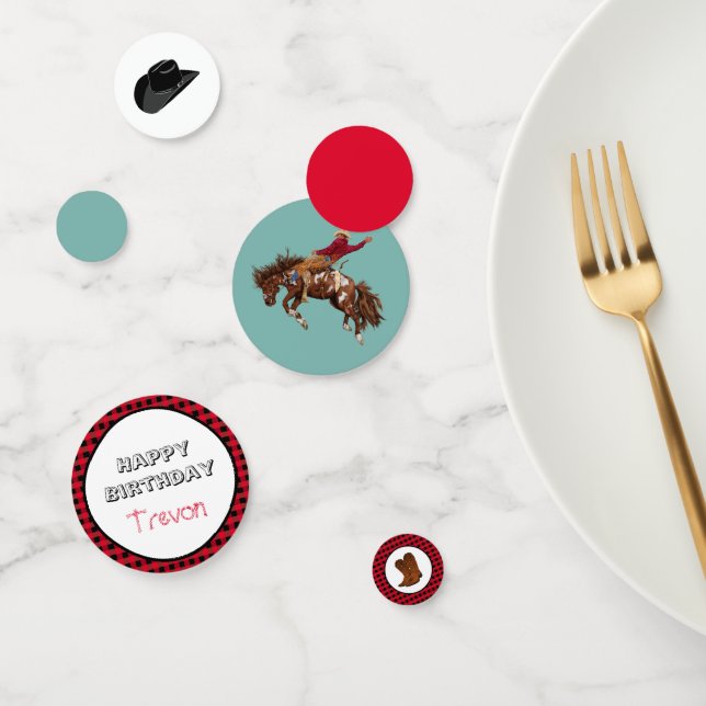 Cowboy party  confetti (Group)