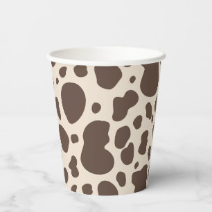 Cowboy Party Cups   Cow Print Paper Cups