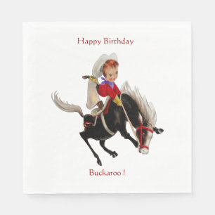 Cowboy Party Napkin