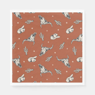 Cowboy Party Napkins   Western Party Napkins