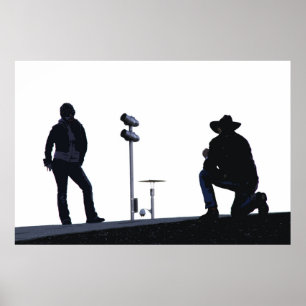Cowboy Photographer Poster