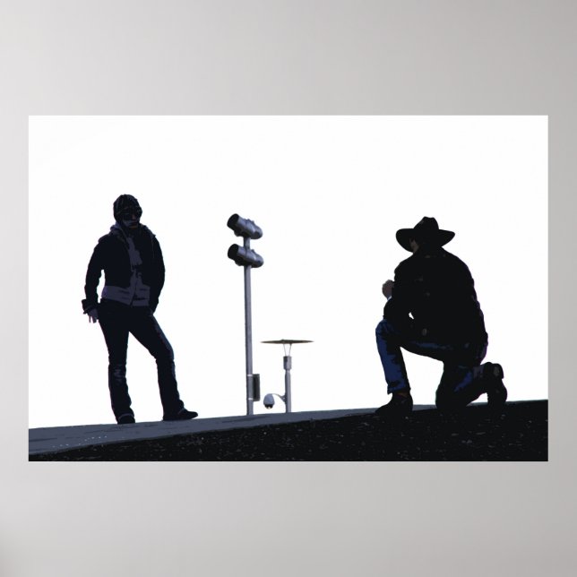 Cowboy Photographer Poster (Front)