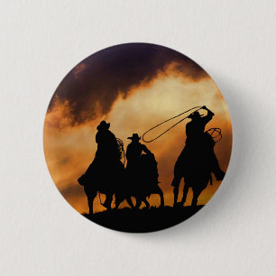 Cowboy Pin or Badge