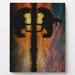 Cowboy Plaque