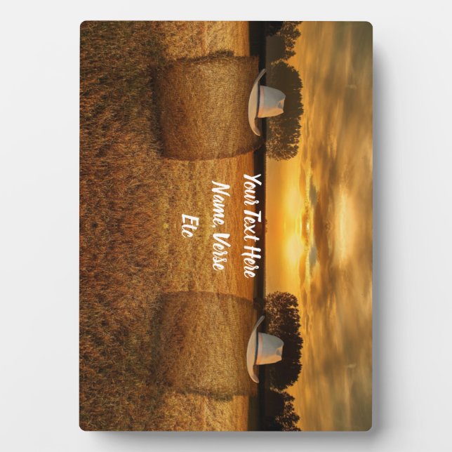Cowboy Plaque (Front)