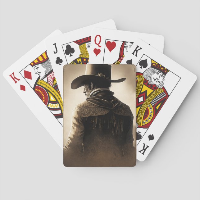 Cowboy Playing Cards  (Back)