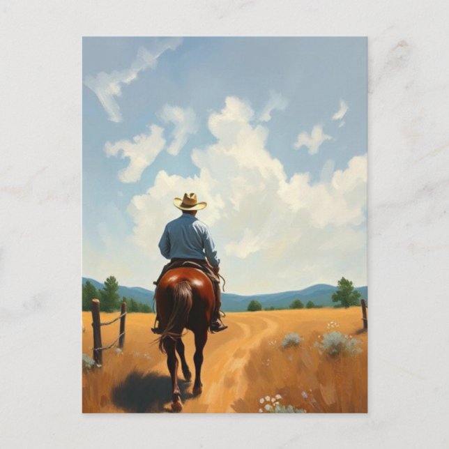 Cowboy Postcard (Front)