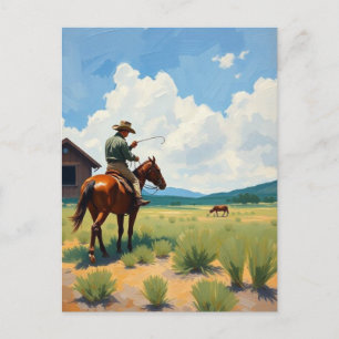 Cowboy Postcard