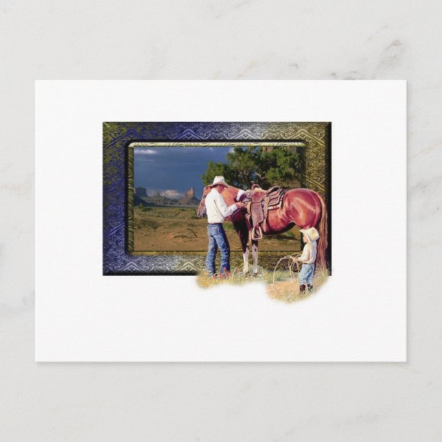 Cowboy Postcard (Front)