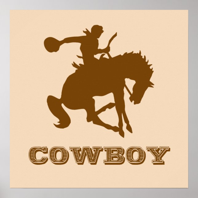 Cowboy Poster - Change the Colours! (Front)