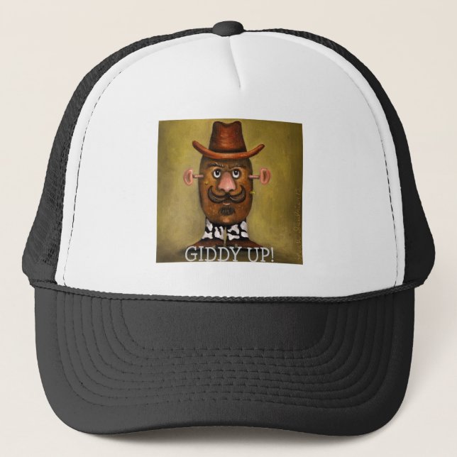 cowboy potato trucker hat (Front)