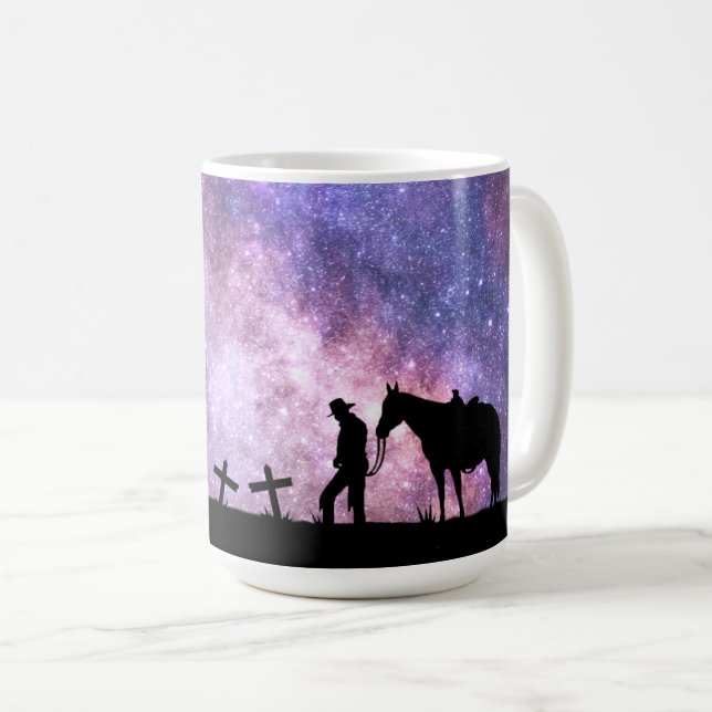 Cowboy Prayer Coffee Mug (Front Right)