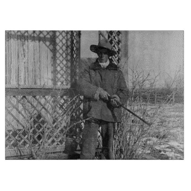 Cowboy Rancher or Canadian Outlaw of Old West Cutting Board (Front)