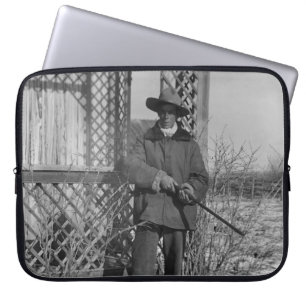 Cowboy Rancher or Canadian Outlaw of Old West Laptop Sleeve