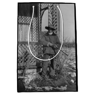 Cowboy Rancher or Canadian Outlaw of Old West Medium Gift Bag