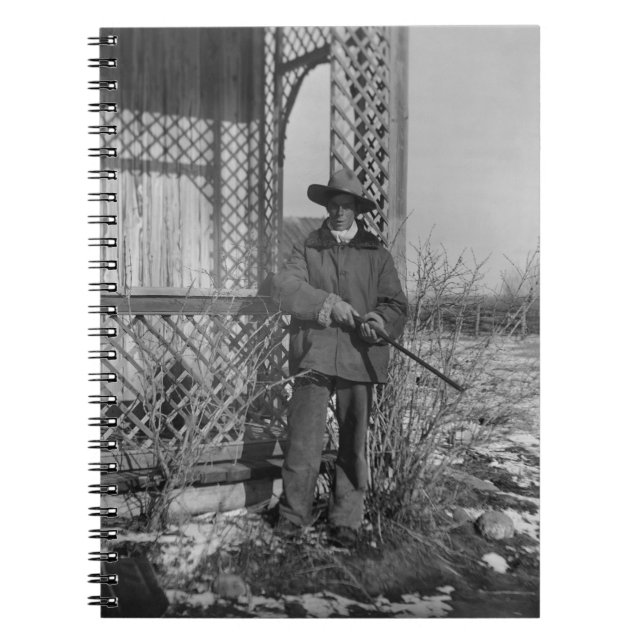 Cowboy Rancher or Canadian Outlaw of Old West Notebook (Front)