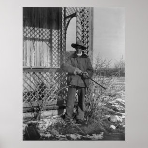 Cowboy Rancher or Canadian Outlaw of Old West Poster
