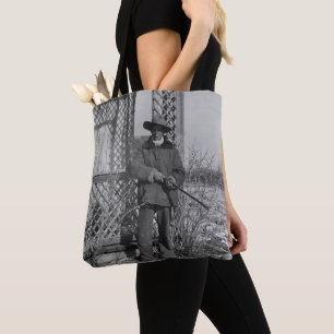 Cowboy Rancher or Canadian Outlaw of Old West Tote Bag
