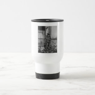 Cowboy Rancher or Canadian Outlaw of Old West Travel Mug