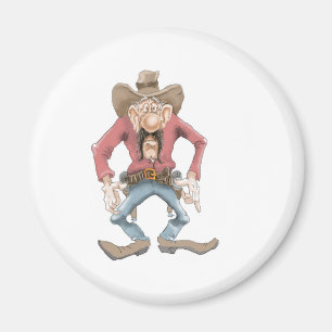 Cowboy ready to Draw Magnet