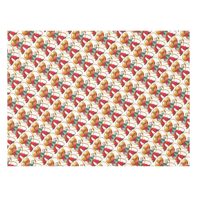 Cowboy Retro Boy Child Cute Western Tablecloth (Front (Horizontal))